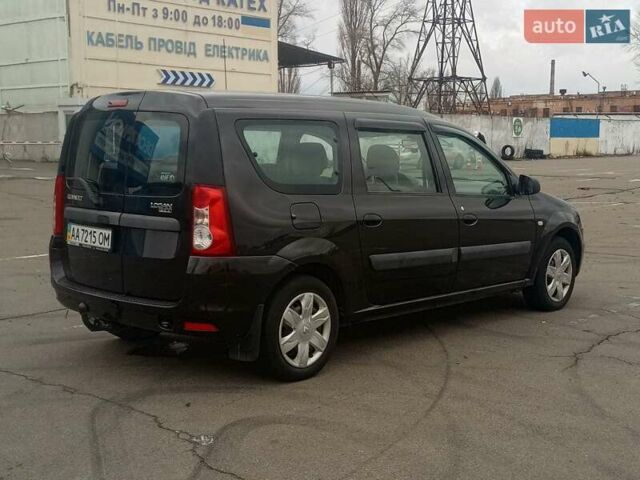 Черный Рено Логан МСВ, объемом двигателя 1.6 л и пробегом 176 тыс. км за 5200 $, фото 7 на Automoto.ua