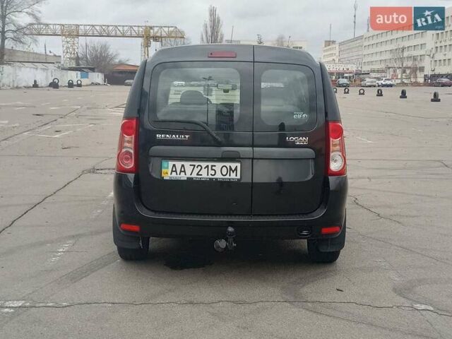 Черный Рено Логан МСВ, объемом двигателя 1.6 л и пробегом 176 тыс. км за 5200 $, фото 1 на Automoto.ua
