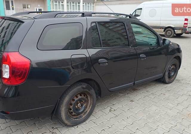Черный Рено Логан МСВ, объемом двигателя 1.2 л и пробегом 101 тыс. км за 7200 $, фото 1 на Automoto.ua