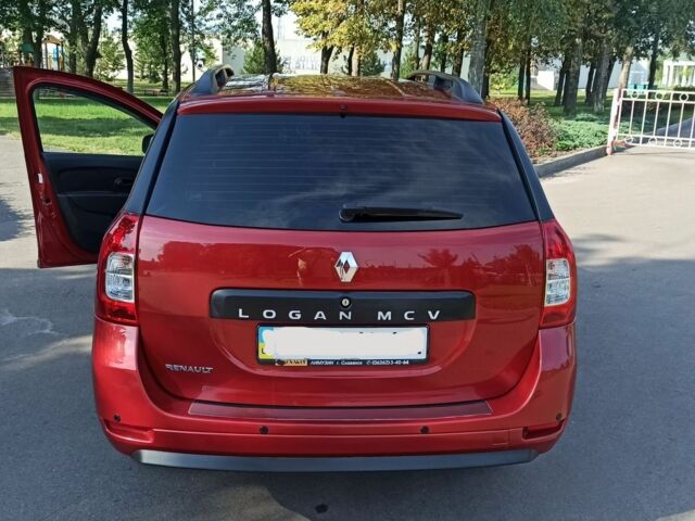 Красный Рено Логан МСВ, объемом двигателя 1.5 л и пробегом 161 тыс. км за 8500 $, фото 4 на Automoto.ua