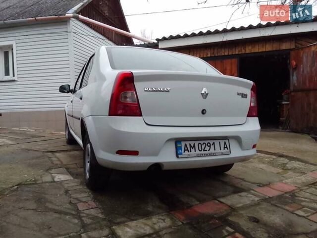 Белый Рено Логан, объемом двигателя 1.39 л и пробегом 274 тыс. км за 3300 $, фото 3 на Automoto.ua