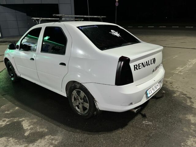 Белый Рено Логан, объемом двигателя 1.4 л и пробегом 2 тыс. км за 3500 $, фото 4 на Automoto.ua