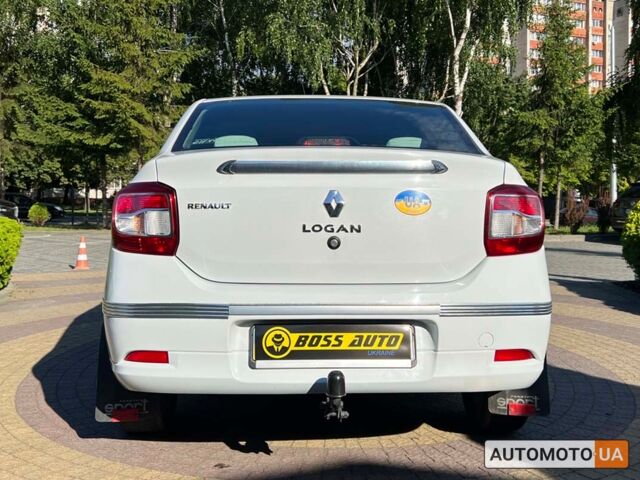 Білий Рено Логан, об'ємом двигуна 1.6 л та пробігом 46 тис. км за 9500 $, фото 5 на Automoto.ua