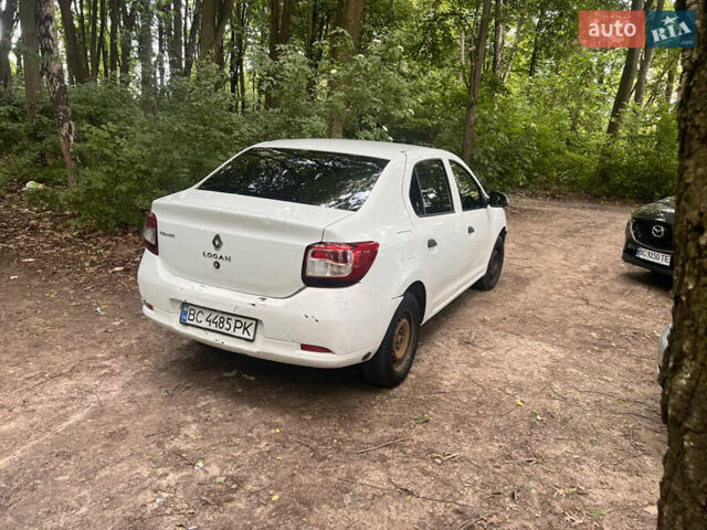 Белый Рено Логан, объемом двигателя 1.15 л и пробегом 345 тыс. км за 3200 $, фото 1 на Automoto.ua