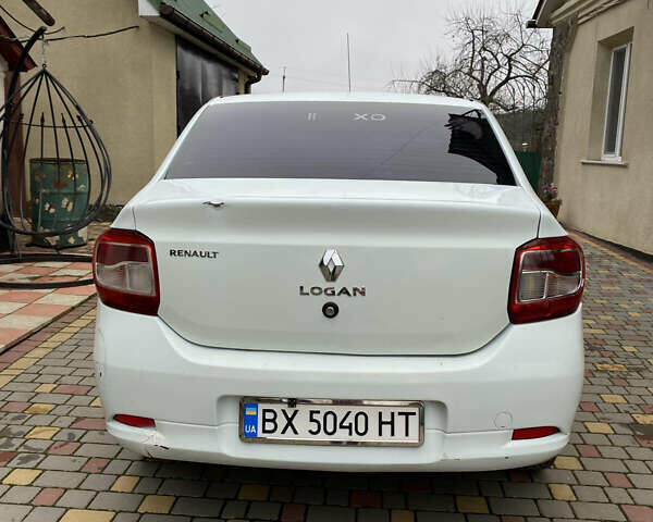 Белый Рено Логан, объемом двигателя 1.2 л и пробегом 206 тыс. км за 4300 $, фото 6 на Automoto.ua