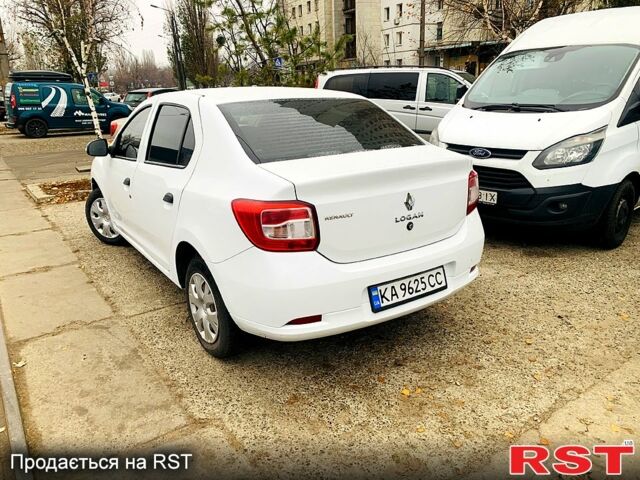 Белый Рено Логан, объемом двигателя 1.2 л и пробегом 270 тыс. км за 4450 $, фото 1 на Automoto.ua