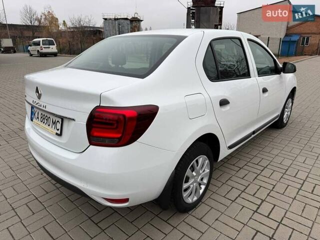 Білий Рено Логан, об'ємом двигуна 0.9 л та пробігом 67 тис. км за 7600 $, фото 6 на Automoto.ua
