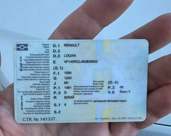 Рено Логан 2019 у Миколаєві на Automoto.ua Білий Рено Логан, об'ємом двигуна 1.46 л та пробігом 236 тис. км за 5900 $, фото 9 на Automoto.ua