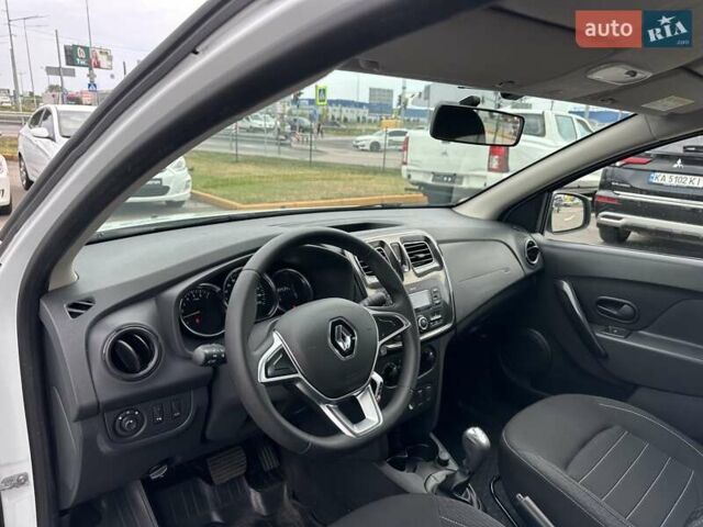 Білий Рено Логан, об'ємом двигуна 0.9 л та пробігом 82 тис. км за 9500 $, фото 16 на Automoto.ua