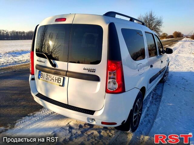 Білий Рено Логан, об'ємом двигуна 1.6 л та пробігом 167 тис. км за 5300 $, фото 3 на Automoto.ua