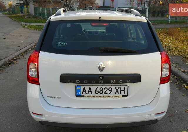 Белый Рено Логан, объемом двигателя 1.5 л и пробегом 128 тыс. км за 8400 $, фото 3 на Automoto.ua