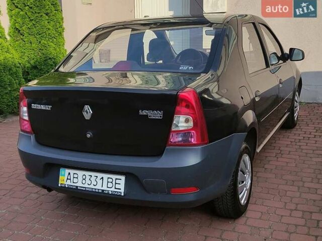 Черный Рено Логан, объемом двигателя 1.39 л и пробегом 173 тыс. км за 4500 $, фото 3 на Automoto.ua