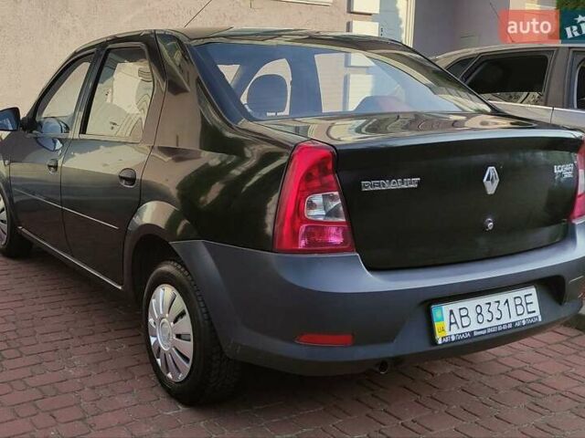 Черный Рено Логан, объемом двигателя 1.39 л и пробегом 173 тыс. км за 4500 $, фото 11 на Automoto.ua