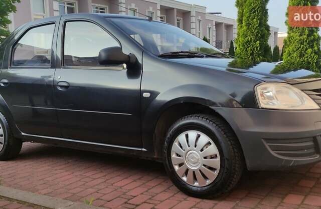 Черный Рено Логан, объемом двигателя 1.39 л и пробегом 173 тыс. км за 4500 $, фото 12 на Automoto.ua