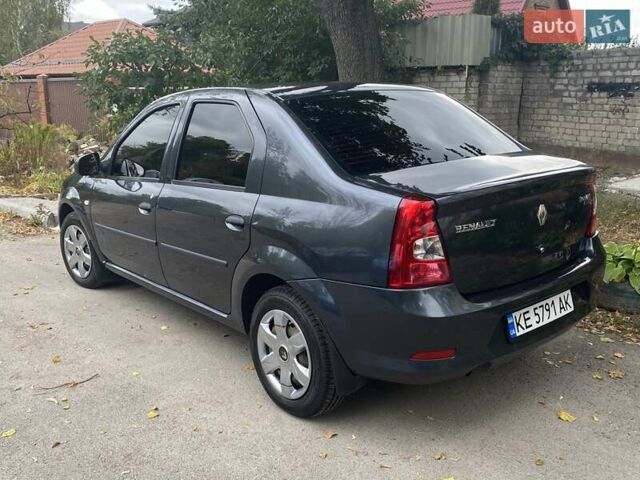 Черный Рено Логан, объемом двигателя 1.4 л и пробегом 145 тыс. км за 5600 $, фото 6 на Automoto.ua