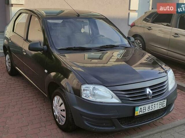 Черный Рено Логан, объемом двигателя 1.39 л и пробегом 173 тыс. км за 4500 $, фото 5 на Automoto.ua
