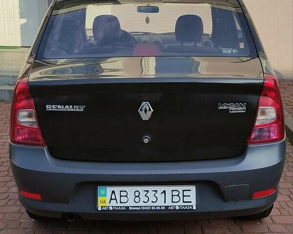 Черный Рено Логан, объемом двигателя 1.39 л и пробегом 173 тыс. км за 4500 $, фото 4 на Automoto.ua