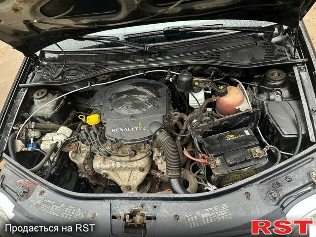 Чорний Рено Логан, об'ємом двигуна 1.4 л та пробігом 220 тис. км за 2100 $, фото 6 на Automoto.ua