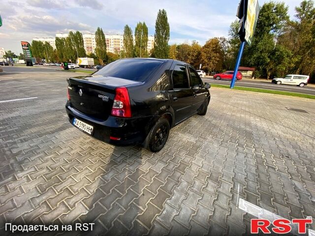 Черный Рено Логан, объемом двигателя 1.6 л и пробегом 235 тыс. км за 3500 $, фото 5 на Automoto.ua