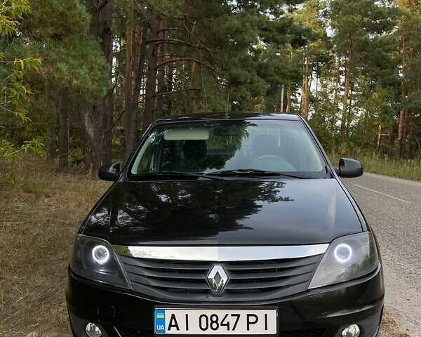 Черный Рено Логан, объемом двигателя 1.6 л и пробегом 74 тыс. км за 4700 $, фото 8 на Automoto.ua
