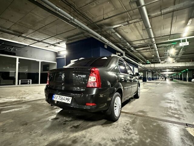 Черный Рено Логан, объемом двигателя 1.4 л и пробегом 149 тыс. км за 5200 $, фото 3 на Automoto.ua