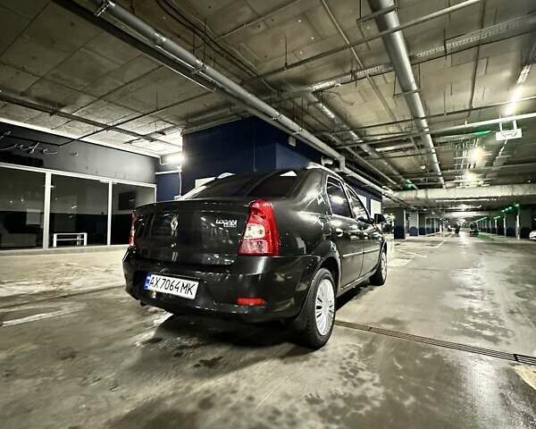 Черный Рено Логан, объемом двигателя 1.39 л и пробегом 149 тыс. км за 5200 $, фото 1 на Automoto.ua