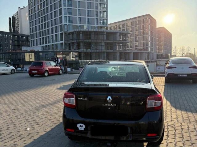 Черный Рено Логан, объемом двигателя 1.5 л и пробегом 213 тыс. км за 6300 $, фото 3 на Automoto.ua