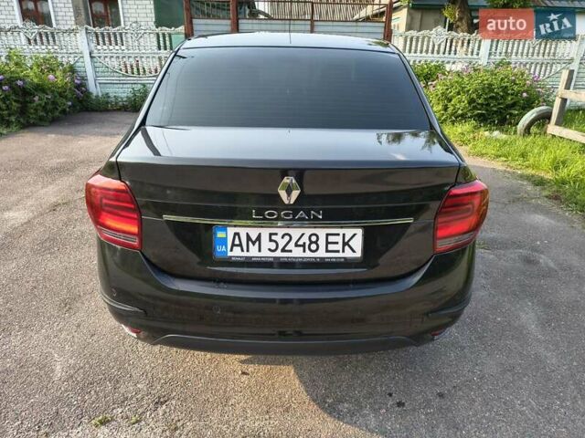 Черный Рено Логан, объемом двигателя 0.9 л и пробегом 52 тыс. км за 12500 $, фото 6 на Automoto.ua