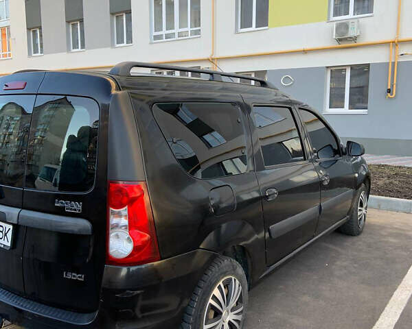 Черный Рено Логан, объемом двигателя 1.46 л и пробегом 135 тыс. км за 6000 $, фото 6 на Automoto.ua