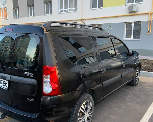 Черный Рено Логан, объемом двигателя 1.46 л и пробегом 135 тыс. км за 6000 $, фото 5 на Automoto.ua