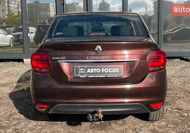 Рено Логан 2017 у Києві на Automoto.ua Коричневий Рено Логан, об'ємом двигуна 1.15 л та пробігом 91 тис. км за 7490 $, фото 4 на Automoto.ua