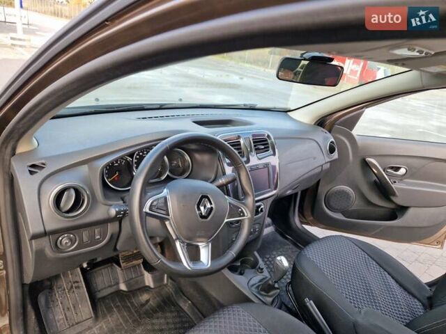Коричневый Рено Логан, объемом двигателя 0.9 л и пробегом 18 тыс. км за 8000 $, фото 7 на Automoto.ua