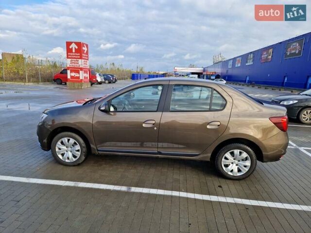 Коричневый Рено Логан, объемом двигателя 0.9 л и пробегом 18 тыс. км за 8000 $, фото 3 на Automoto.ua