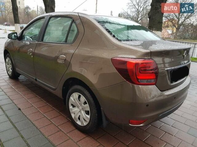 Коричневый Рено Логан, объемом двигателя 0.9 л и пробегом 18 тыс. км за 10800 $, фото 5 на Automoto.ua