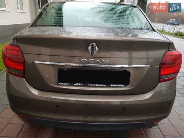 Коричневый Рено Логан, объемом двигателя 0.9 л и пробегом 18 тыс. км за 10800 $, фото 4 на Automoto.ua