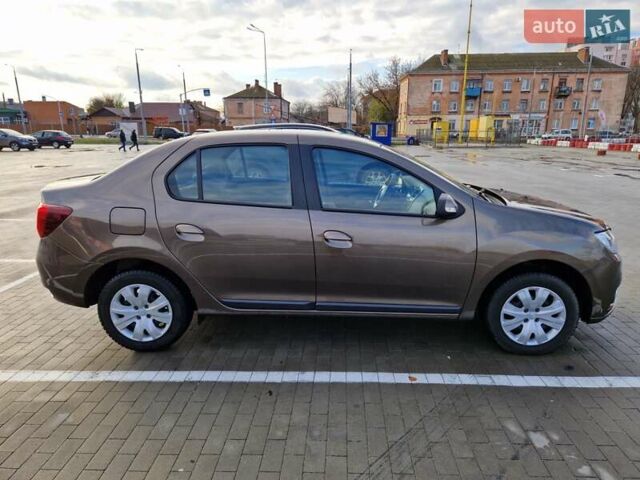 Коричневый Рено Логан, объемом двигателя 0.9 л и пробегом 18 тыс. км за 8000 $, фото 5 на Automoto.ua