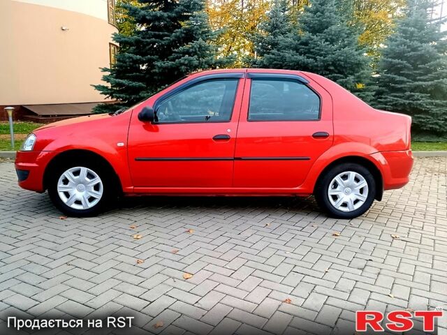 Красный Рено Логан, объемом двигателя 1.4 л и пробегом 130 тыс. км за 6450 $, фото 2 на Automoto.ua