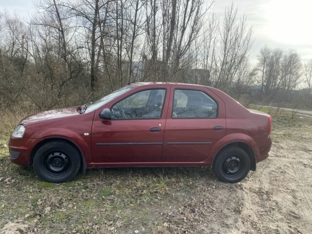 Красный Рено Логан, объемом двигателя 1.4 л и пробегом 179 тыс. км за 1850 $, фото 1 на Automoto.ua