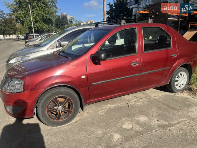 Рено Логан 2011 у Києві на Automoto.ua Червоний Рено Логан, об'ємом двигуна 1.6 л та пробігом 103 тис. км за 3000 $, фото 3 на Automoto.ua