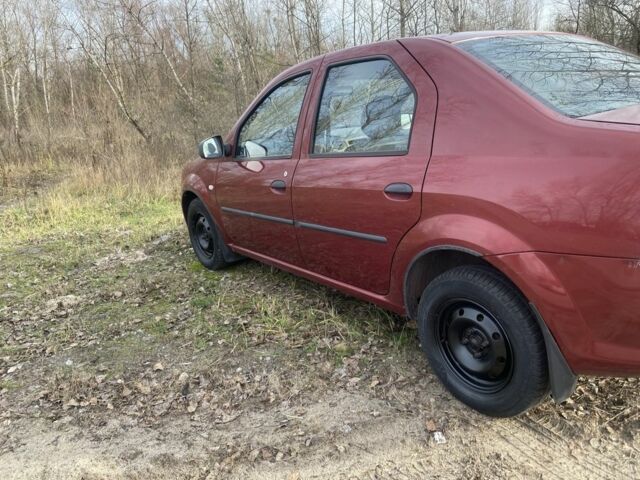 Красный Рено Логан, объемом двигателя 1.4 л и пробегом 179 тыс. км за 1850 $, фото 6 на Automoto.ua