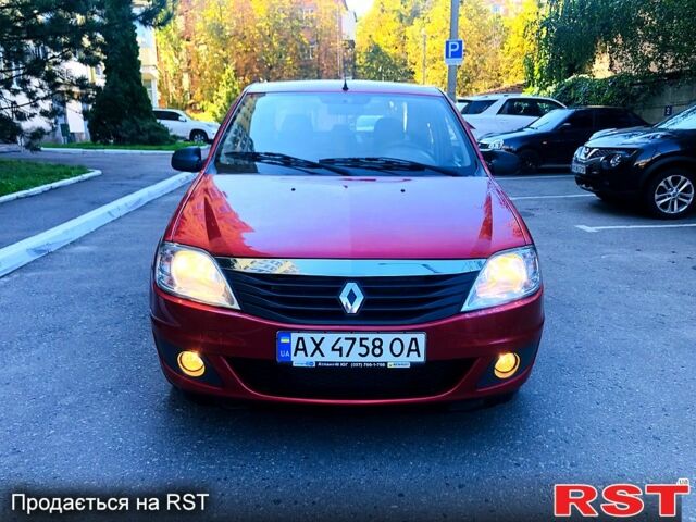 Красный Рено Логан, объемом двигателя 1.4 л и пробегом 189 тыс. км за 3850 $, фото 4 на Automoto.ua