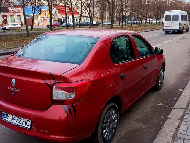 Червоний Рено Логан, об'ємом двигуна 1.2 л та пробігом 200 тис. км за 5000 $, фото 1 на Automoto.ua