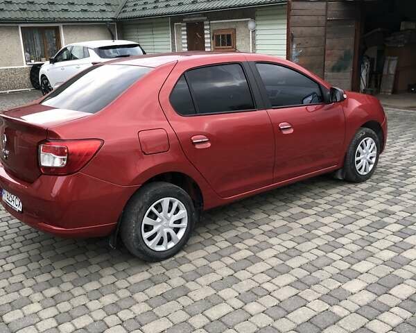 Красный Рено Логан, объемом двигателя 1.46 л и пробегом 67 тыс. км за 7600 $, фото 1 на Automoto.ua