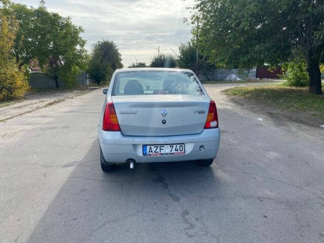 Рено Логан 2007 в Каменское - Днепродзержинск на Automoto.ua Серый Рено Логан, объемом двигателя 1.4 л и пробегом 175 тыс. км за 1500 $, фото 3 на Automoto.ua