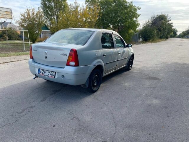 Рено Логан 2007 в Каменское - Днепродзержинск на Automoto.ua Серый Рено Логан, объемом двигателя 1.4 л и пробегом 175 тыс. км за 1500 $, фото 4 на Automoto.ua