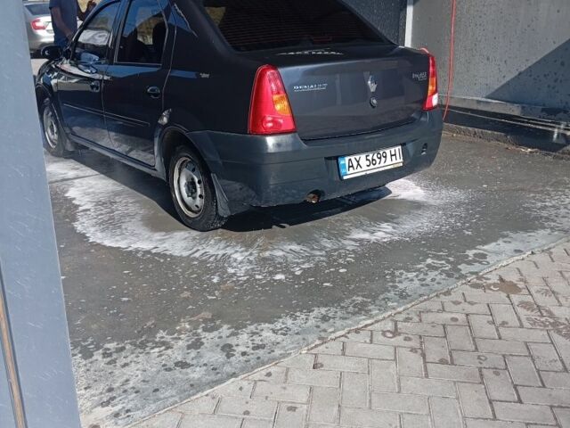 Серый Рено Логан, объемом двигателя 1.4 л и пробегом 160 тыс. км за 3813 $, фото 1 на Automoto.ua