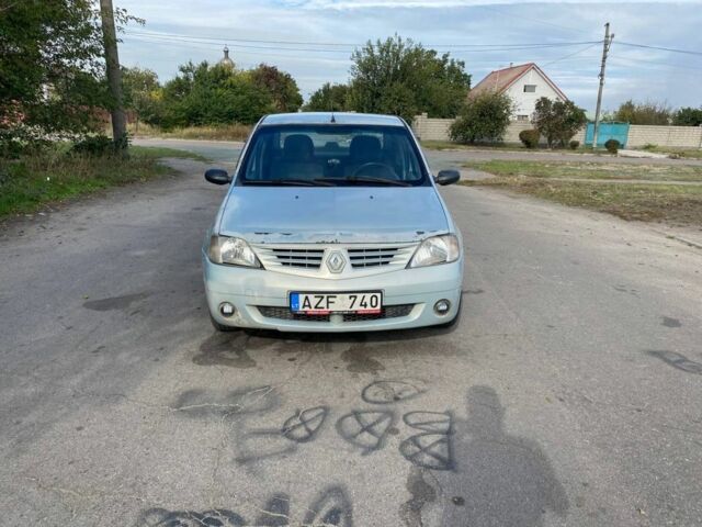 Рено Логан 2007 в Каменское - Днепродзержинск на Automoto.ua Серый Рено Логан, объемом двигателя 1.4 л и пробегом 175 тыс. км за 1500 $, фото 2 на Automoto.ua