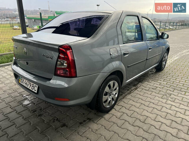 Серый Рено Логан, объемом двигателя 1.46 л и пробегом 242 тыс. км за 4600 $, фото 3 на Automoto.ua