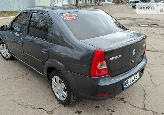 Серый Рено Логан, объемом двигателя 1.6 л и пробегом 186 тыс. км за 5100 $, фото 6 на Automoto.ua