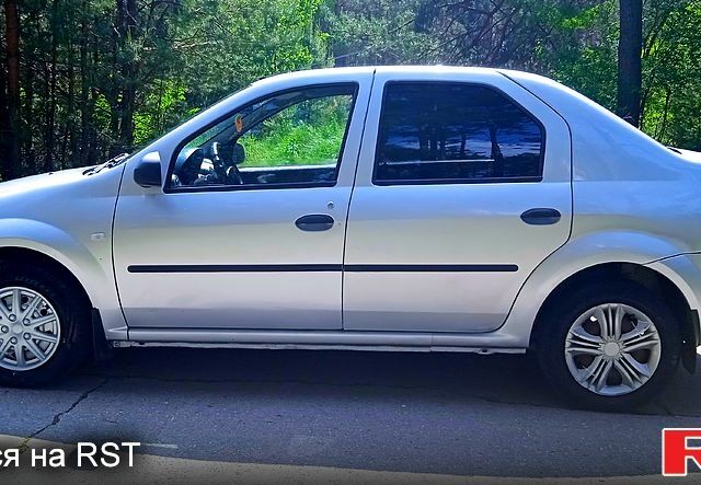 Серый Рено Логан, объемом двигателя 1.4 л и пробегом 350 тыс. км за 3580 $, фото 1 на Automoto.ua